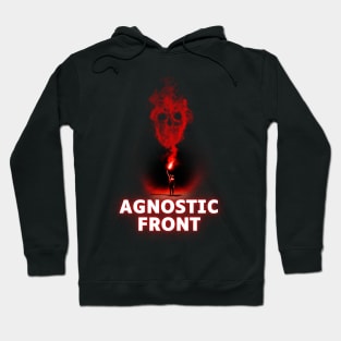 agnostic front ll flame on Hoodie